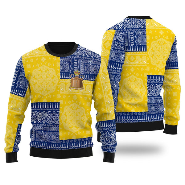 Tokelau Ugly Sweater Flag And Paisley Basic Style 1