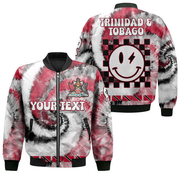 Trinidad And Tobago Bomber Jacket Custom Tie Dye Style 1