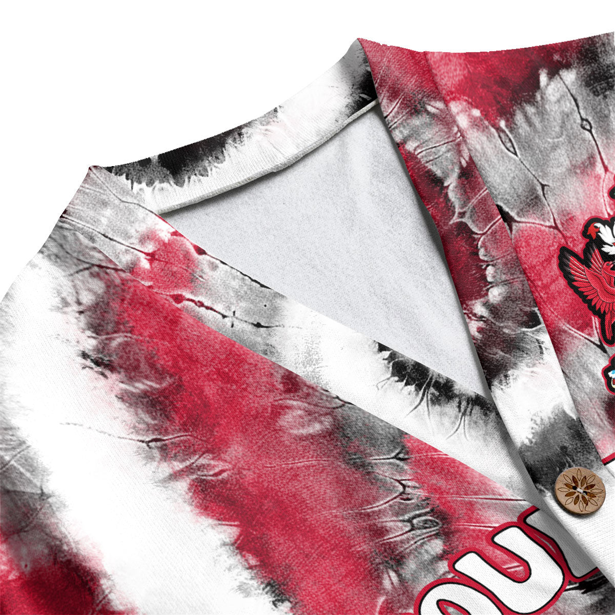 Trinidad And Tobago Fleece Cardigan Custom Tie Dye Style 1