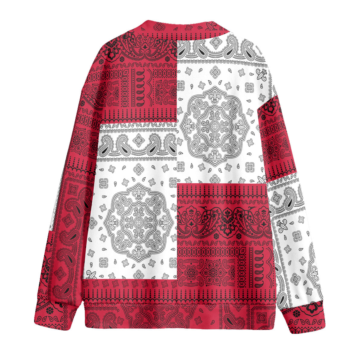 Trinidad And Tobago Fleece Cardigan Flag And Paisley Basic Style 2