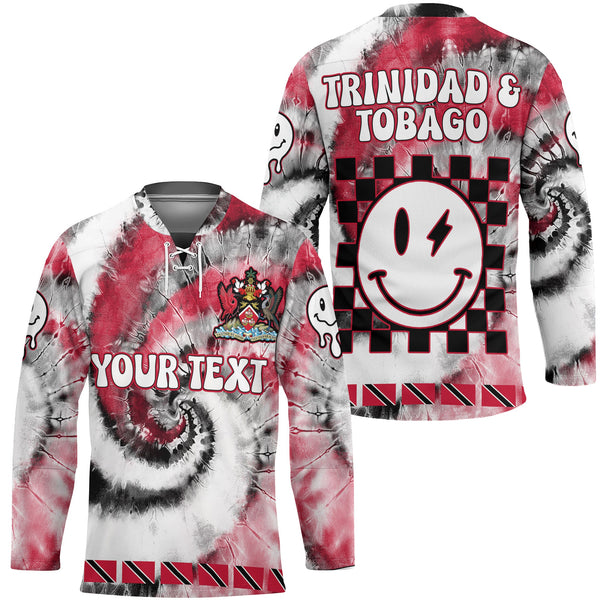 Trinidad And Tobago Hockey Jersey Custom Tie Dye Style 1