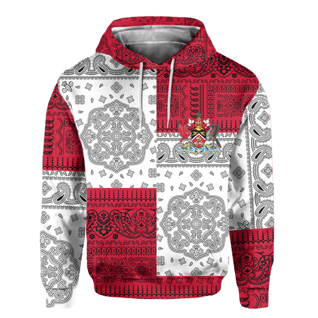 Trinidad And Tobago Hoodie Flag And Paisley Basic Style 2