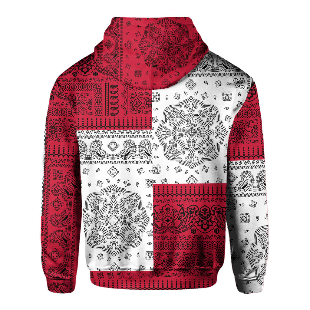 Trinidad And Tobago Hoodie Flag And Paisley Basic Style 3