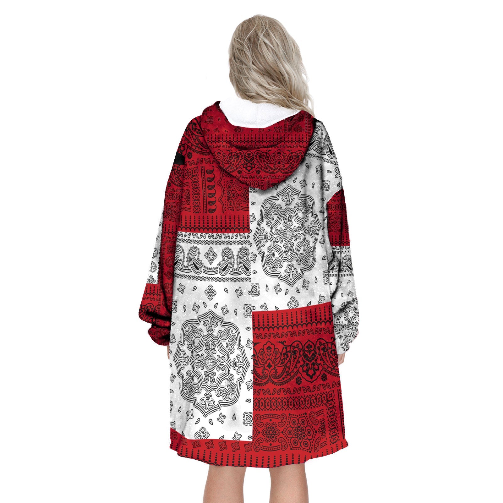 Trinidad And Tobago Hoodie Blanket Flag And Paisley Basic Style 3