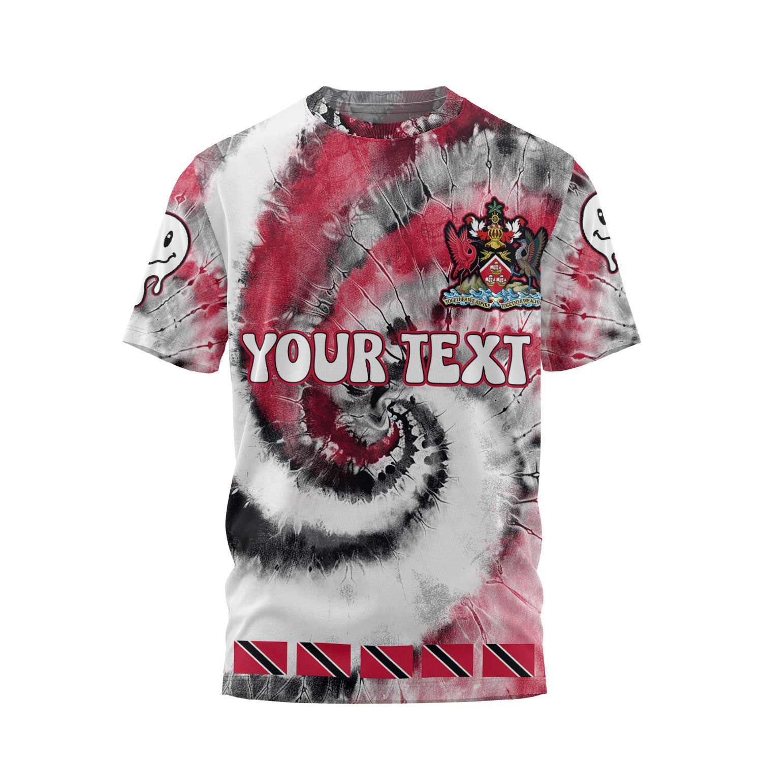 Trinidad And Tobago T Shirt Custom Tie Dye Style 1