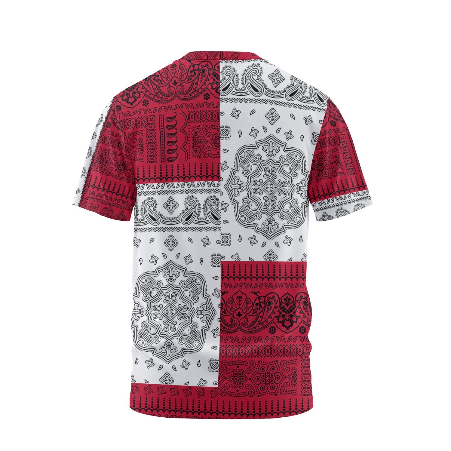 Trinidad And Tobago T Shirt Flag And Paisley Basic Style 3