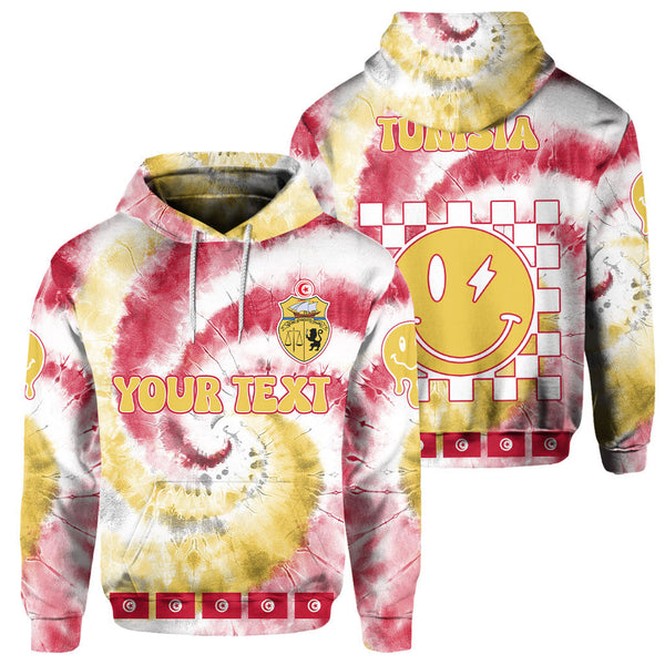 Tunisia Hoodie Custom Tie Dye Style 1