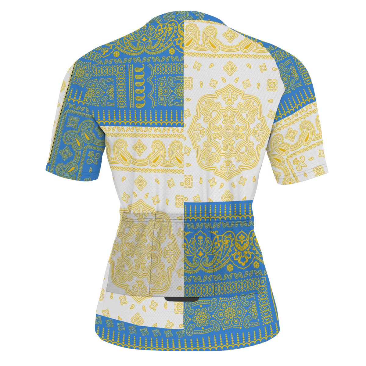 Tuvalu Men Cycling Jersey Flag And Paisley Basic Style 5