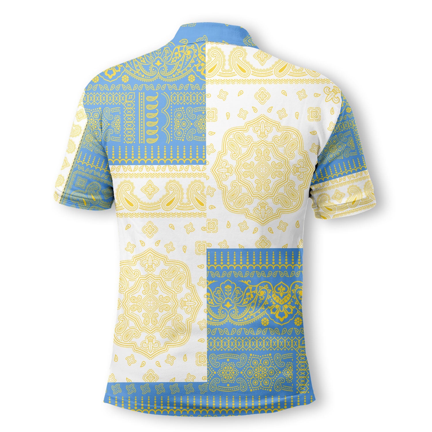 Tuvalu Polo Shirt Flag And Paisley Basic Style 3