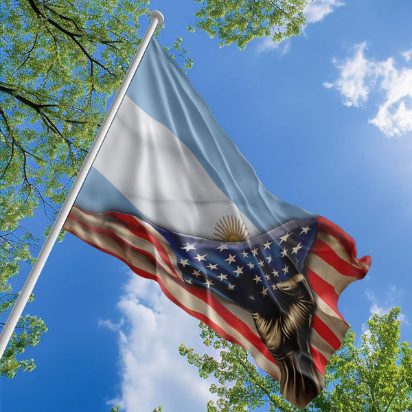 American Argentine Flag, US And Argentina Polyester The Original Style 1