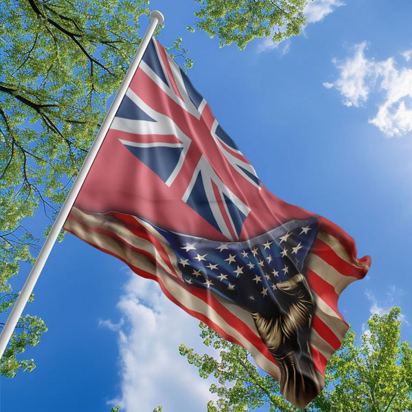 American Bermudian Flag, US And Bermuda Polyester The Original Style 1
