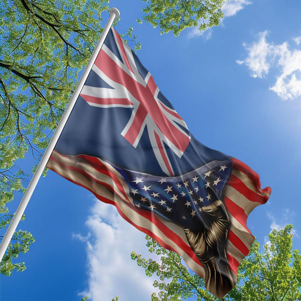 American Caymanian Flag, US And Cayman Islands Polyester The Original Style 1