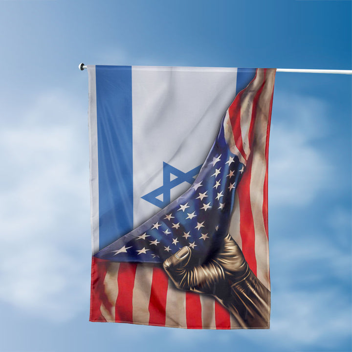 American Israeli Flag, US And Israel Polyester The Original Style 3