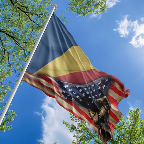 American Seychellois Flag, US And Seychelles Polyester The Original Style 1