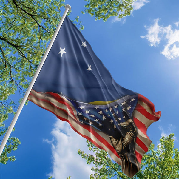 American Tokelauan Flag, US And Tokelau Polyester The Original Style 1