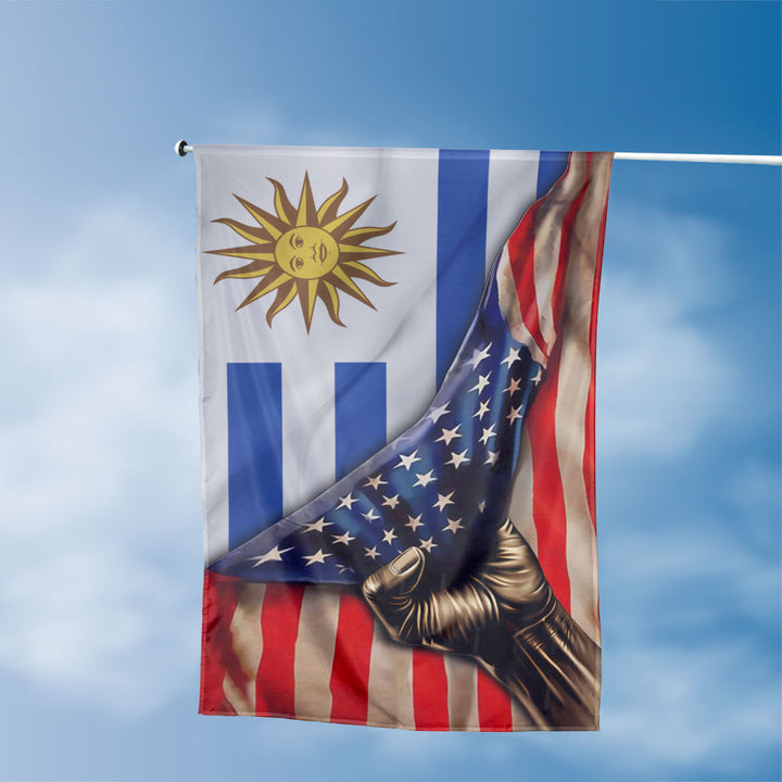 American Uruguayan Flag, US And Uruguay Polyester The Original Style 3