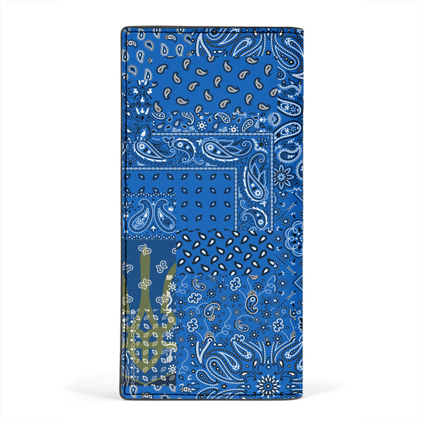 Ukraine Leather Wallet Paisley Flag And Skull Style 2