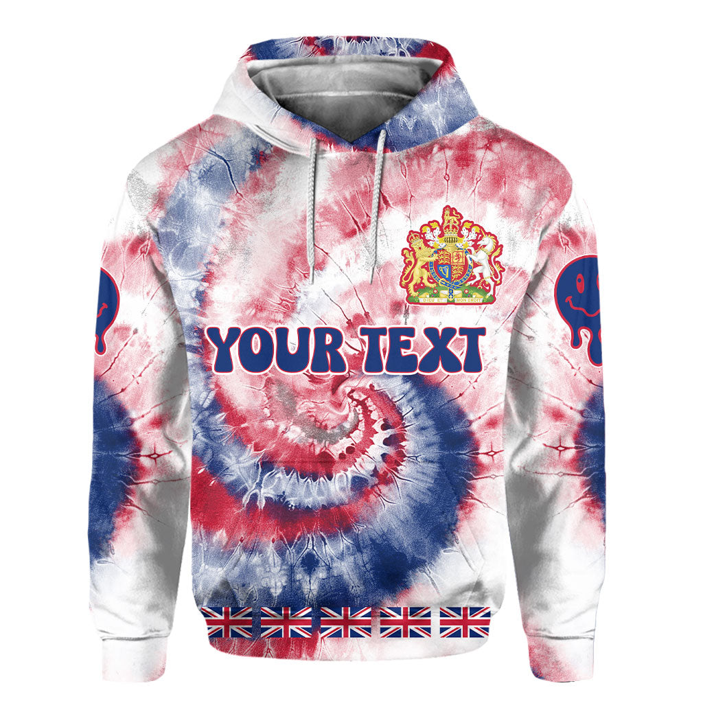 United Kingdom Hoodie Custom Tie Dye Style 2