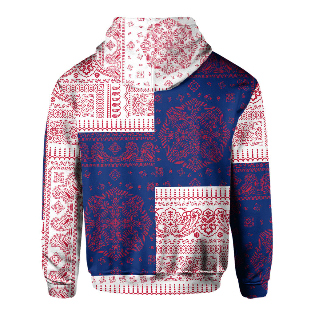 United Kingdom Hoodie Flag And Paisley Basic Style 3