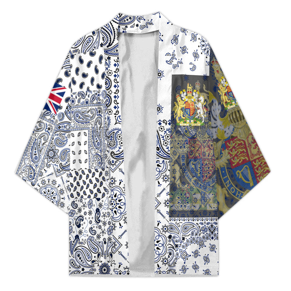 United Kingdom Kimono Paisley Flag And Skull Style 1