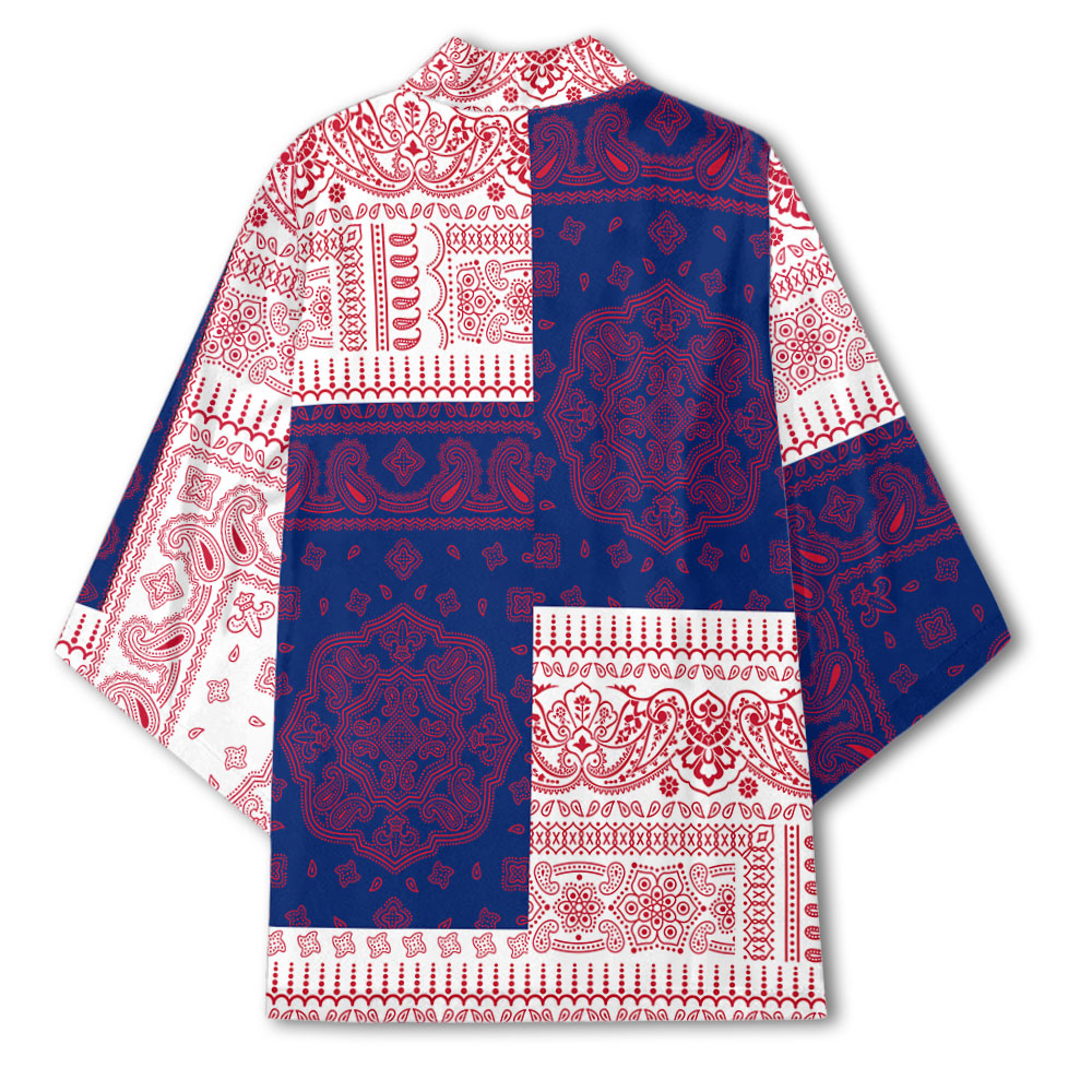 United Kingdom Kimono Flag And Paisley Basic Style 3