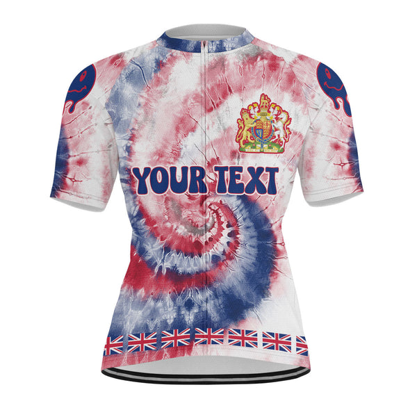 United Kingdom Men Cycling Jersey Custom Tie Dye Style 1