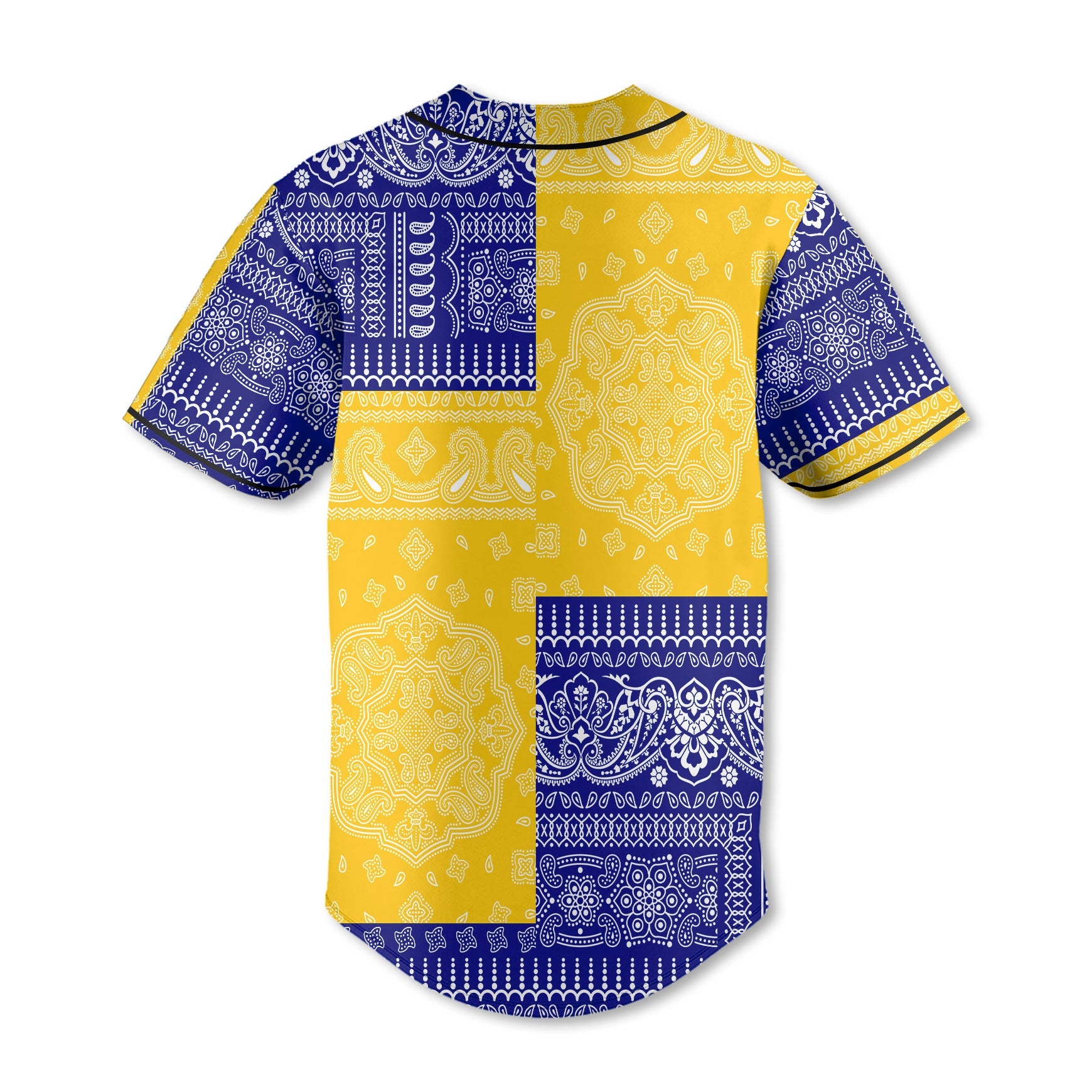 Uruguay Baseball Jersey Flag And Paisley Basic Style 3