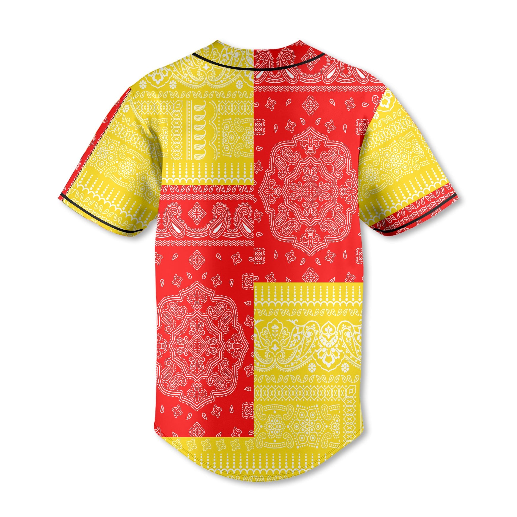 Vatican City Baseball Jersey Flag And Paisley Basic Style 3