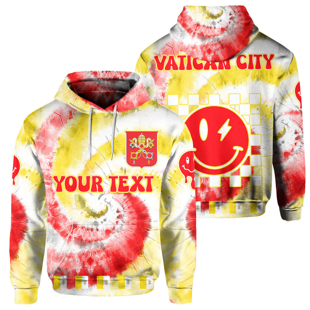 Vatican City Hoodie Custom Tie Dye Style 1