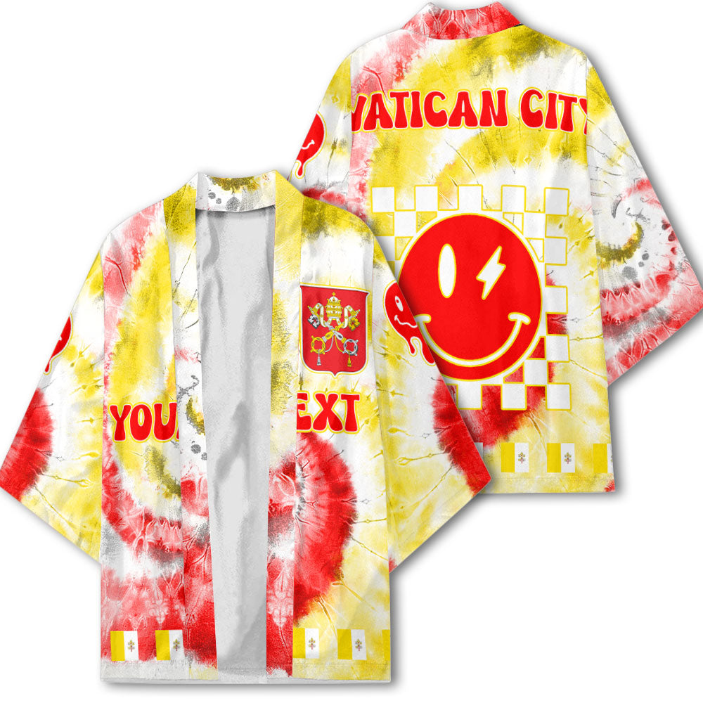 Vatican City Kimono Custom Tie Dye Style 2