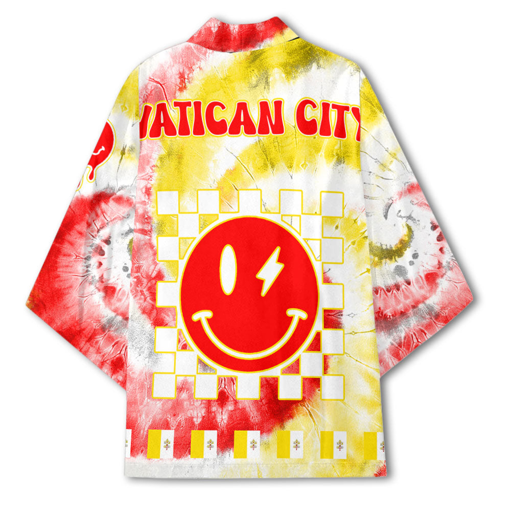 Vatican City Kimono Custom Tie Dye Style 3