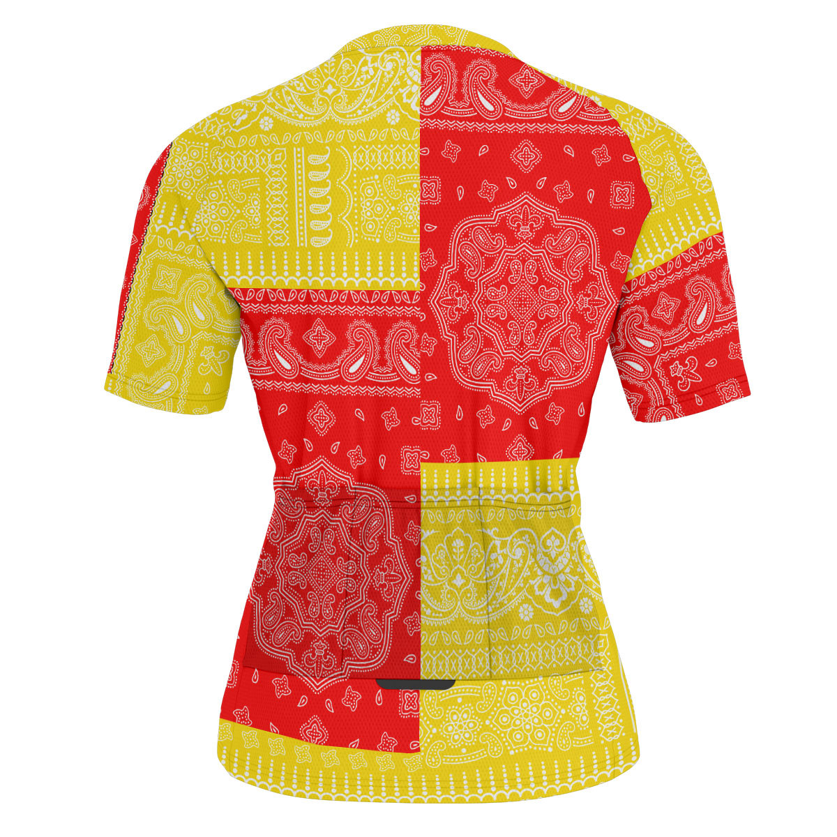 Vatican City Men Cycling Jersey Flag And Paisley Basic Style 3