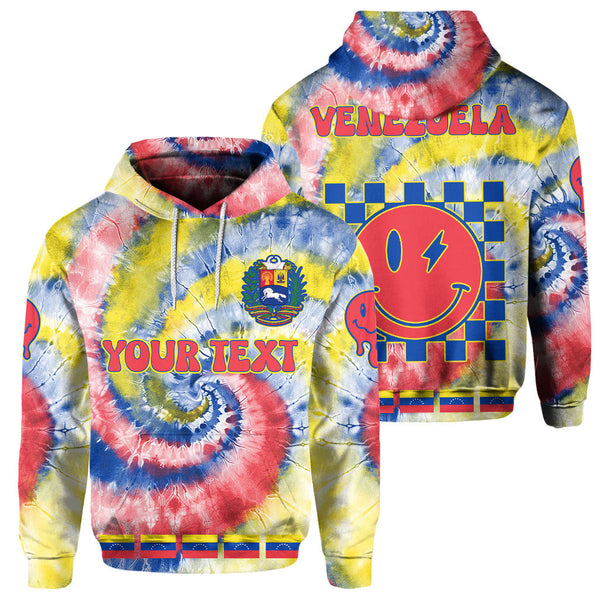 Venezuela Hoodie Custom Tie Dye Style 1