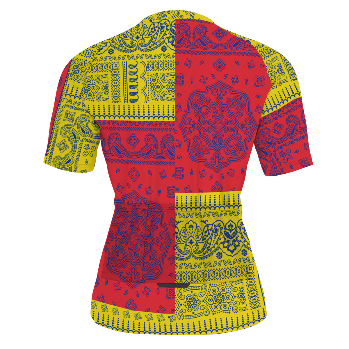 Venezuela Men Cycling Jersey Flag And Paisley Basic Style 3