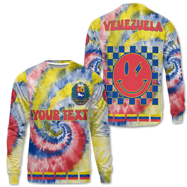 Venezuela Sweatshirt Custom Tie Dye Style 1