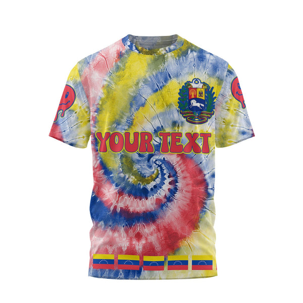 Venezuela T Shirt Custom Tie Dye Style 1