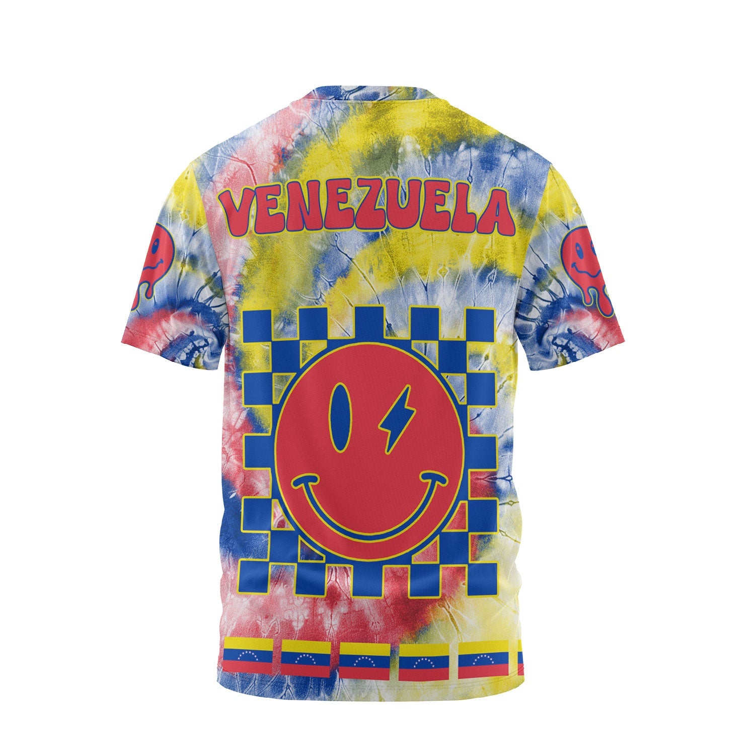 Venezuela T Shirt Custom Tie Dye Style 2