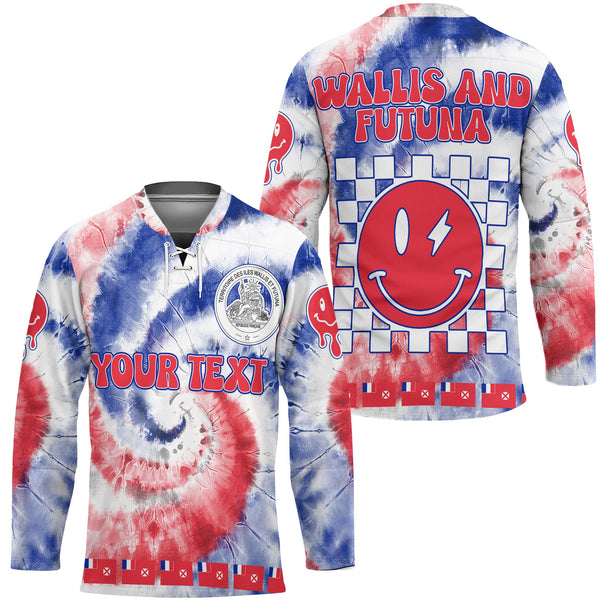 Wallis And Futuna Hockey Jersey Custom Tie Dye Style 1