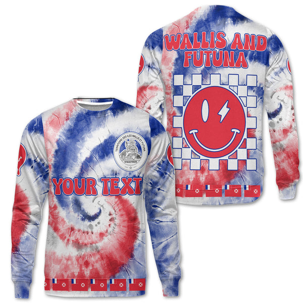 Wallis And Futuna Sweatshirt Custom Tie Dye Style 1