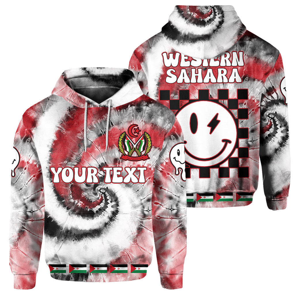 Western Sahara Hoodie Custom Tie Dye Style 1