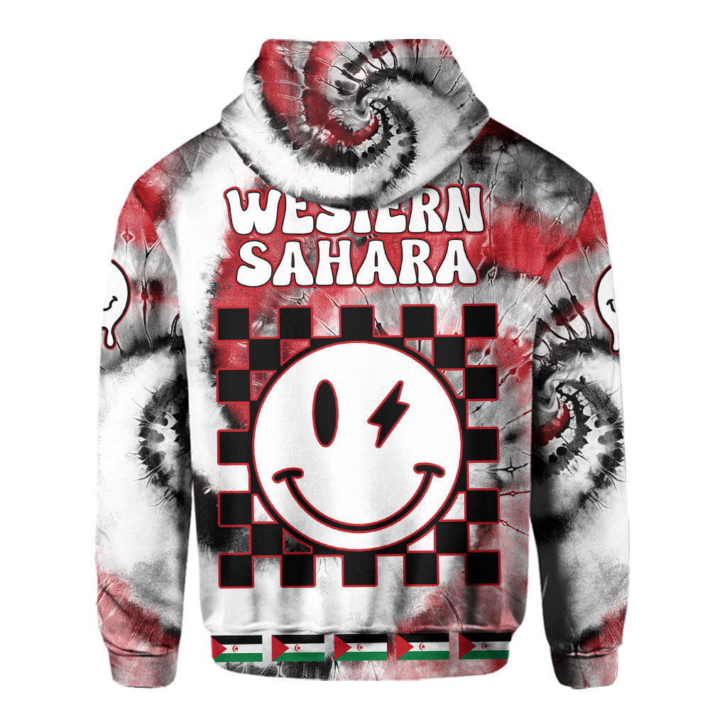 Western Sahara Hoodie Custom Tie Dye Style 3