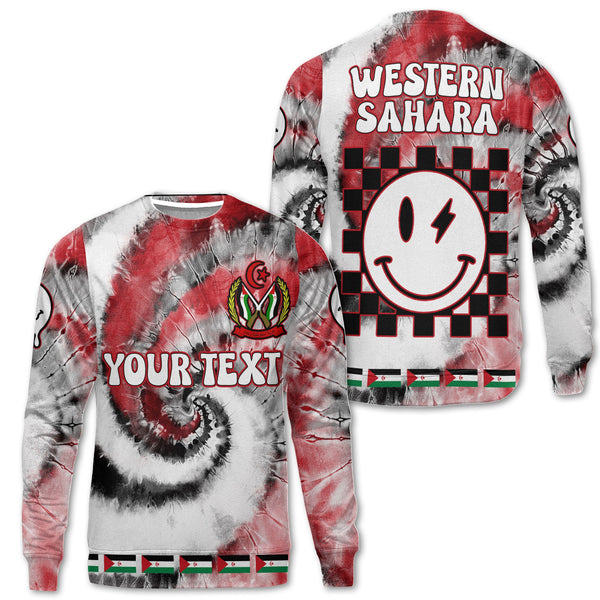 Western Sahara Sweatshirt Custom Tie Dye Style 1