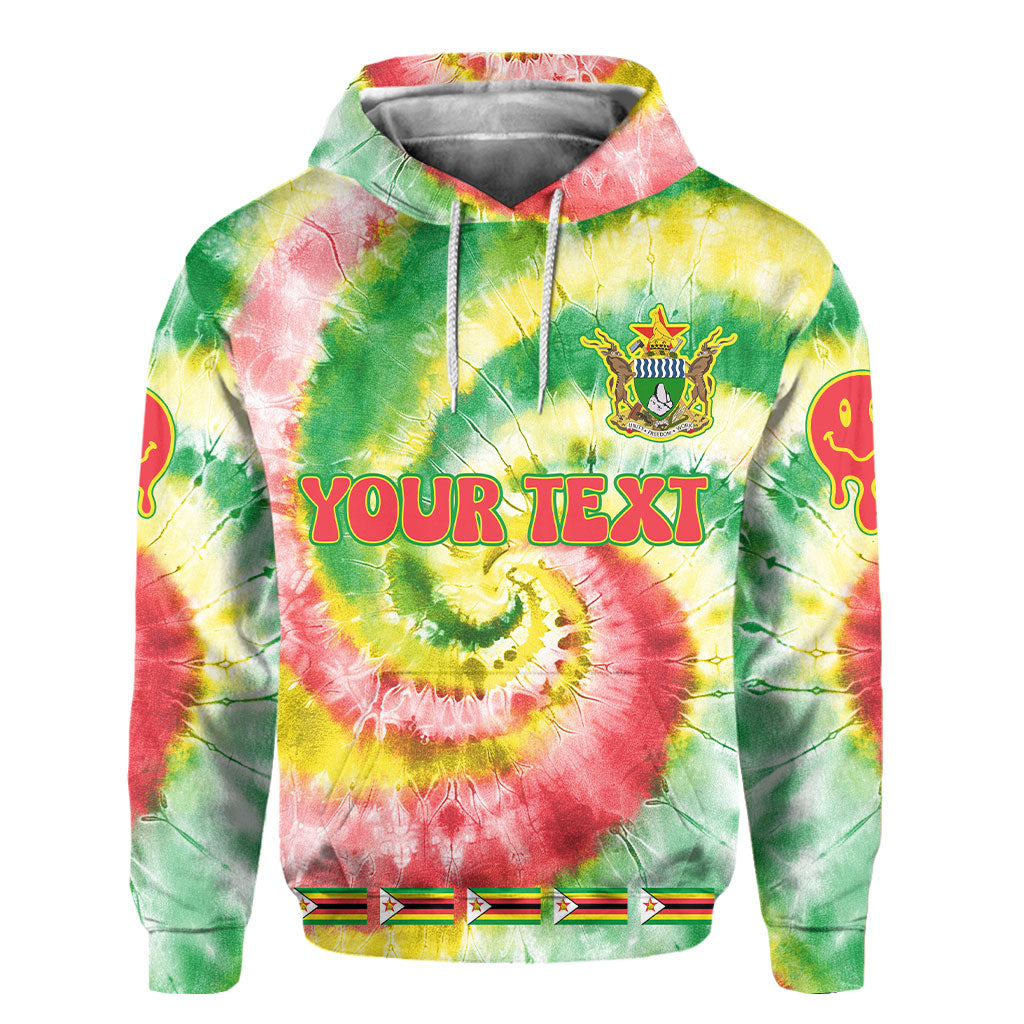 Zimbabwe Hoodie Custom Tie Dye Style 2