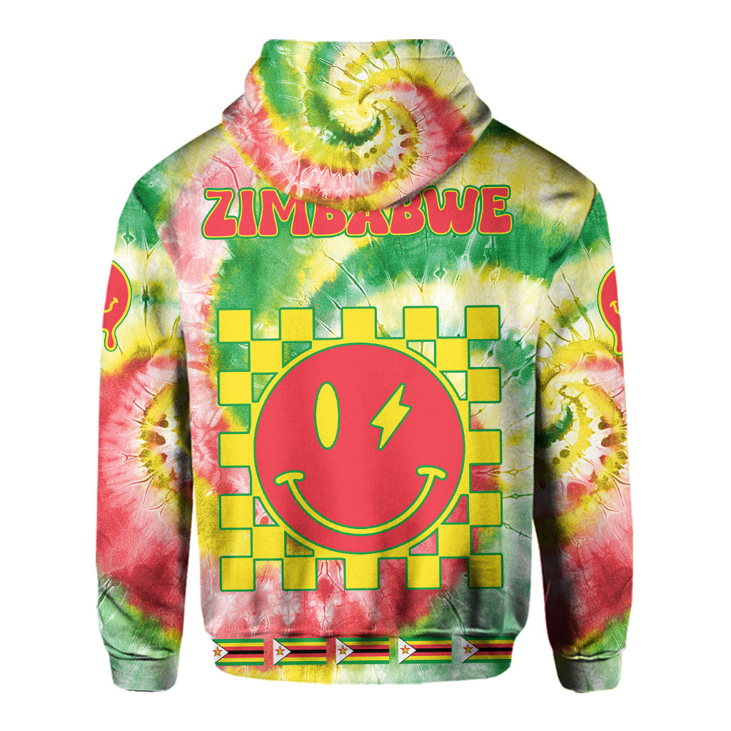 Zimbabwe Hoodie Custom Tie Dye Style 3