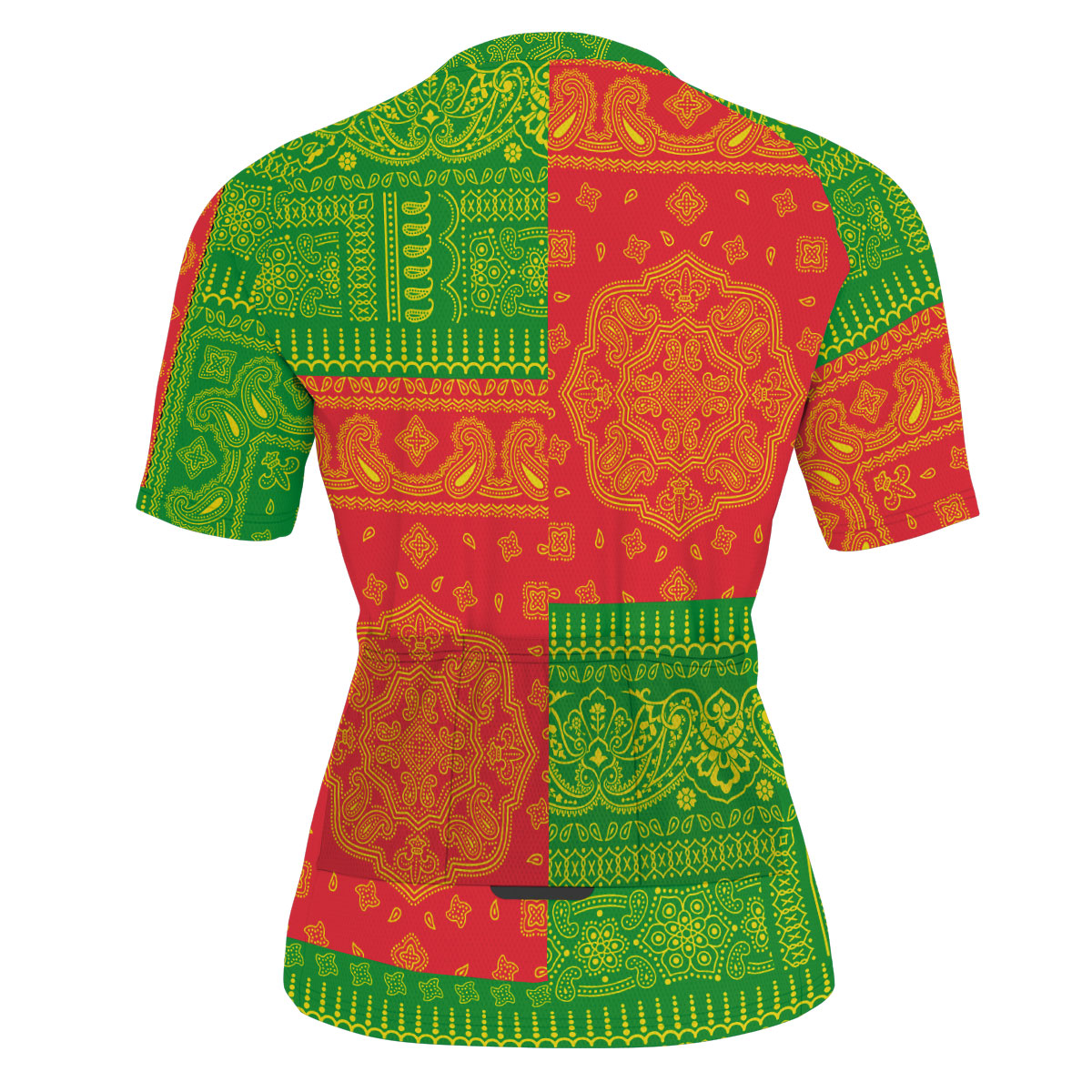 Zimbabwe Men Cycling Jersey Flag And Paisley Basic Style 3