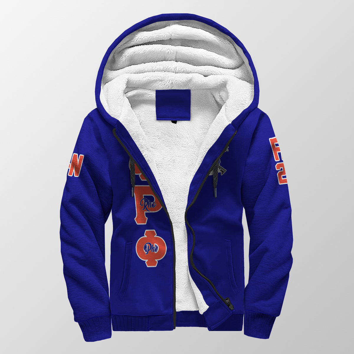 Psi Rho Phi Blue Sherpa Hoodie