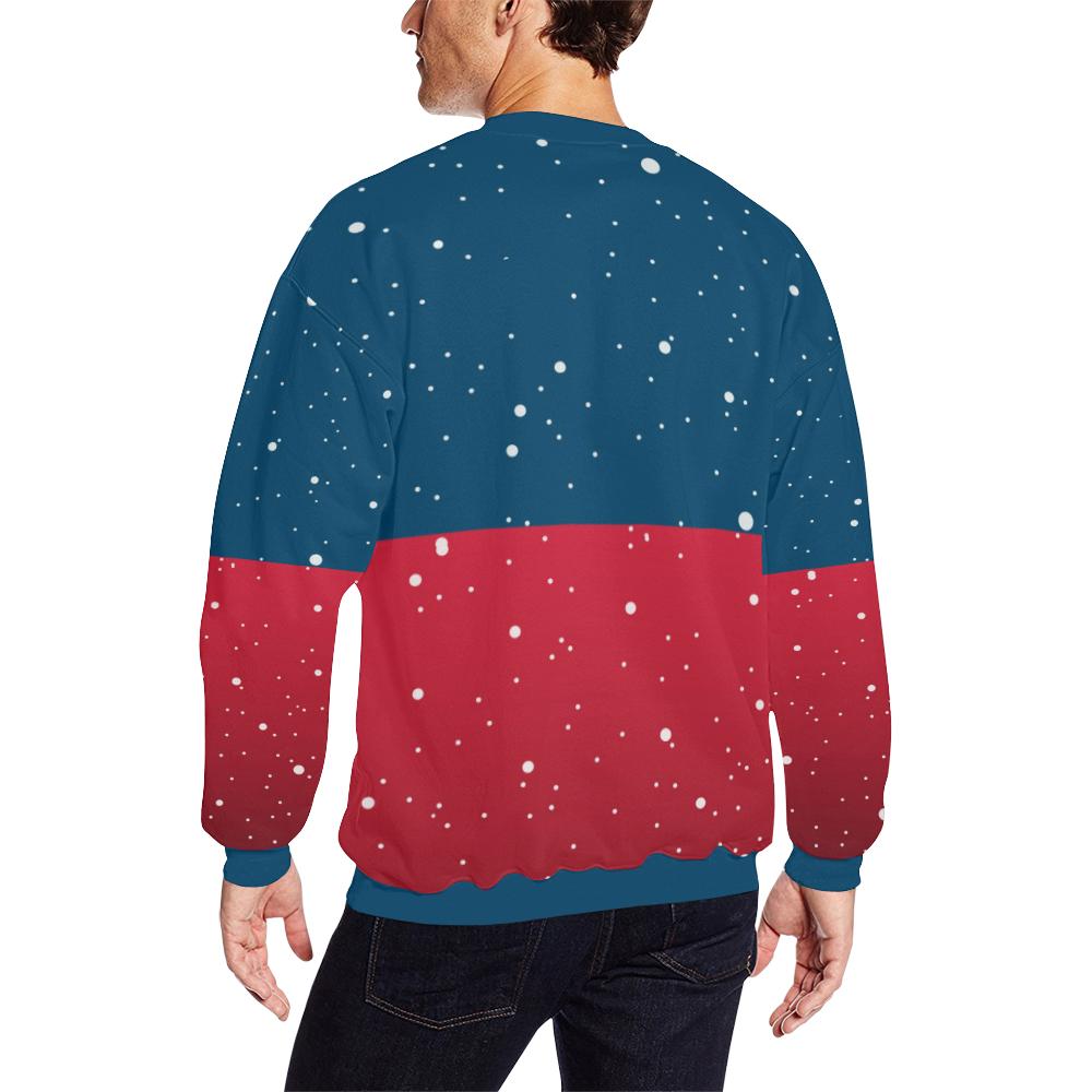 Christmas Sweatshirt - Koala Kangaroo Sign Australia Map In Snowflake