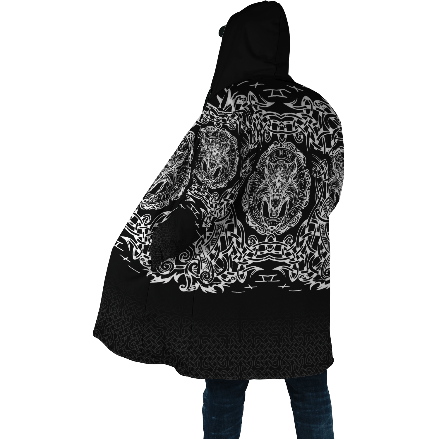 Viking Hooded Coat Fenrir Viking 3D