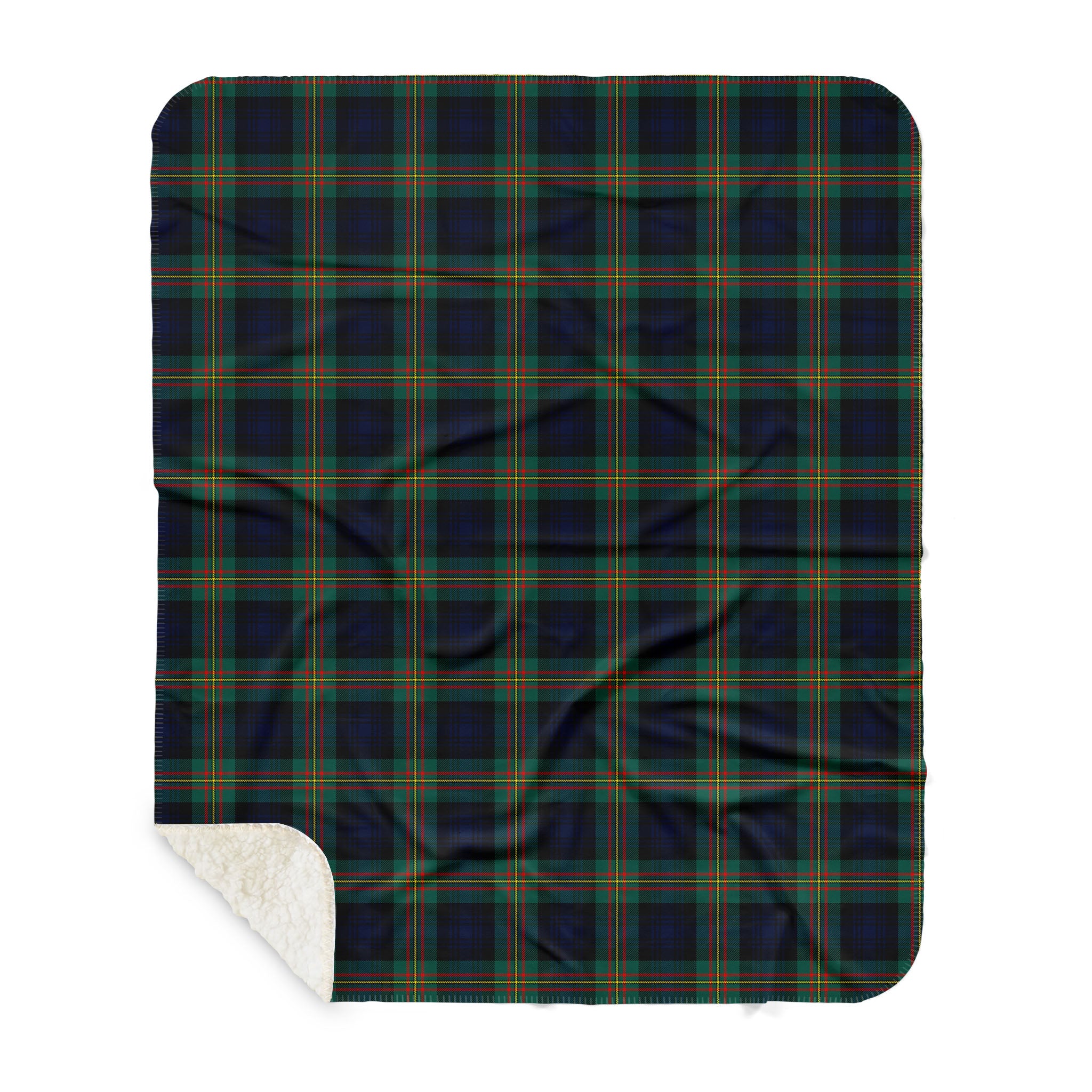 Grant Hunting Clan Sherpa Blanket, Scottish Tartan Grant Hunting Clan Sherpa Hoodie Plaid Style