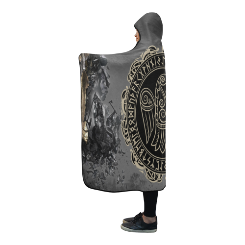 Viking Hooded Blanket Raven Of 